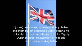 The Affirmation of Allegiance UK [upl. by Ailsa606]