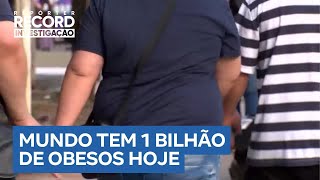 Repórter Record Investigação fala sobre a pandemia da obesidade [upl. by Ahsir]