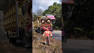 Shocking Huge Container Truck Pertamina Tanker Truck amp Mixer Truck Like Chris Tayo And Friends🧟😱 [upl. by Olympia153]