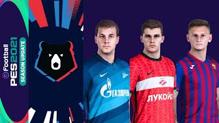 Russian Premier League PES 2021 [upl. by Roath884]