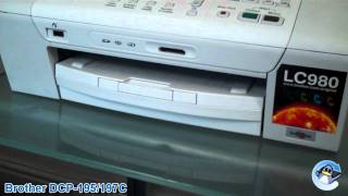 Brother DCP197CDCP195C Printer Review [upl. by Crisey]