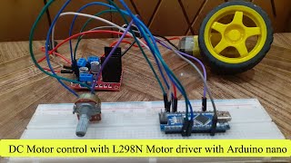 How to Interface the L298N Motor Driver with Arduino Nano StepbyStep Tutorial [upl. by Reichel252]