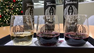 Taste testing Gallos new rebranded Thunderbird wine [upl. by Aititel114]