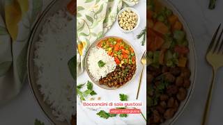 PREPARALI COSÌ  ricettavegana vegan soia [upl. by Kelley]