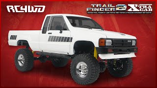 RC4WD Trail Finder 2 quotLWBquot RTR w 1987 Toyota XtraCab Hard Body Set White  Product Spotlight [upl. by Eelamme]