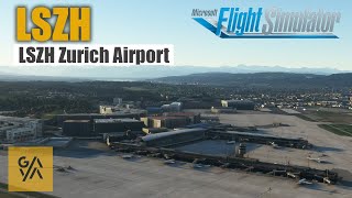 LSZH Zurich Airport  European Series  Microsoft Flight Simulator [upl. by Aicemat]