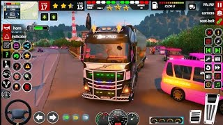 Inbustrial Cargo Truck Driving 3D  Transporter Delivery Truck Parking Simulator  Android GamePlay [upl. by Levins]