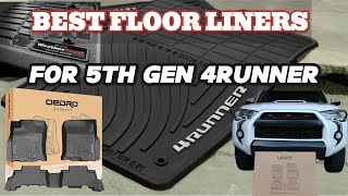 BEST FLOOR MATS FOR 5TH GEN 4RUNNER [upl. by Melonie658]