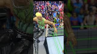 Darby Allin Jumps Off Steel Cage WWE Figure OMG Moments [upl. by Adelpho540]