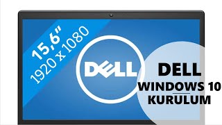 Windows 10 KURULUMU  LAPTOP DELL [upl. by Alberta909]