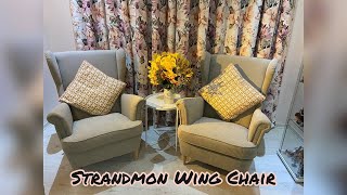 IKEA Strandmon Kelinge Beige Unboxing amp Assemble [upl. by Norvun]