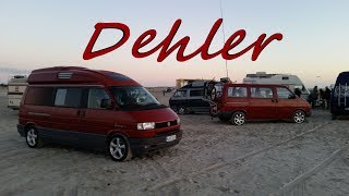 St Peter Ording Strand 2016  VW T4 Dehler u T3 Dehler Bulli [upl. by Martita]