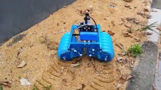 Screw Propelled Vehicles Built with Makeblock [upl. by Nyvek306]