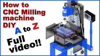 How to CNC milling machine DIY A to Z Full video [upl. by Christiansen]