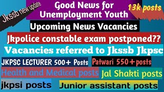 jkssb new vacancies jkpsc lecturer posts upcoming recruitmentconstable examje civil posts 2024 [upl. by Asiled]