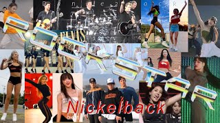 Nickelback Rockstar Extended Hard Rock KPop HipHop Shuffle Shapes Dance to Rock Tribute [upl. by Mecke957]