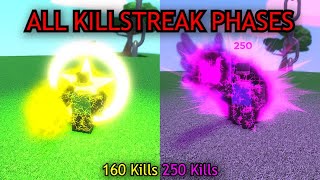 All KILLSTREAK Phases  Slap Battles Extension [upl. by Paryavi]