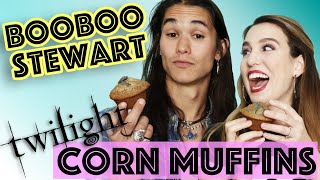 Booboo Stewart Makes Twilight Muffins with Kim Possible [upl. by Cristin562]