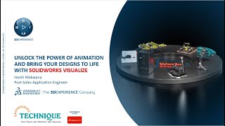 Explore how SOLIDWORKS Visualize make animation creation easy  Engineering Technique [upl. by Nevak]