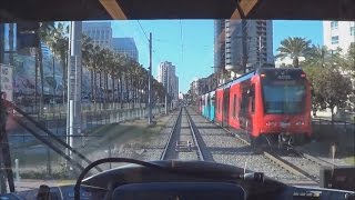 San Diego Trolley Green Line Entire Line Ride  1215 [upl. by Sueahccaz]