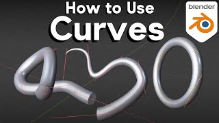 How to Use Curves in Blender Tutorial [upl. by Grochow]