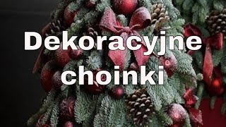 DEKORACYJNE CHOINKI  POMYSŁY NA MAŁE CHOINKI  ŚWIĄTECZNE INSPIRACJE  DECORATED CHRISTMAS TREE [upl. by Nerw]