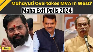 Maharashtra Exit Polls 2024 Mahayuti Overtakes MVA In West Maharashtra Exit Polls 2024 Result [upl. by Marthe]