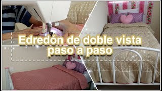 Cómo hacer una funda nórdica para cuna de bebé Edredón How to Make a Duvet Cover [upl. by Nnyluqcaj929]