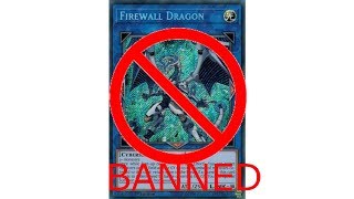 FIREWALL DRAGON IS BANNED DECEMBER 2018 BANLIST [upl. by Sabino]