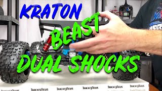 ARRMA KRATON DUAL SHOCKS [upl. by Sudnac]