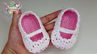 ZAPATITOS FANTASÍA TEJIDOS A CROCHET  PASO A PASO [upl. by Dorthea]