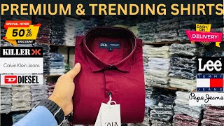 Branded Shirt wholesale market in Delhi  Shirts Manufacturer  Tank Road shirt Wholesale market￼ [upl. by Setiram308]