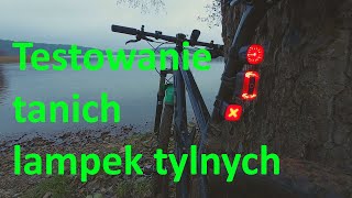 Testowanie tanich tylnych lampek rowerowych Specter Enfitnix Newboler Czy warto je mieć [upl. by Eveivenej479]