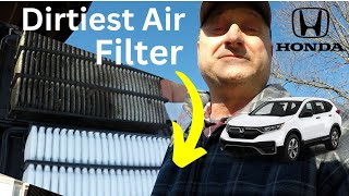 Honda CRVCivic Air Filter Replacement 2018  2023 [upl. by Fridell]