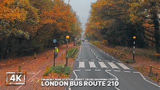 London Bus Ride through North London Neighbourhoods 🍁🍂  Bus 210 from Finsbury Park to Brent Cross [upl. by Santiago675]