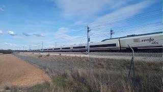 AVE S112 de Talgo a 300 Kmh por la Alcarria [upl. by Arbuckle]