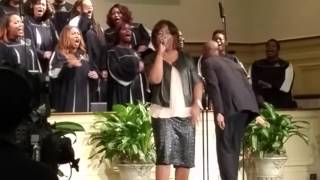 Maurette Brown Clark Concert Singing It Aint Over [upl. by Kitrak]