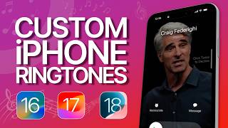 How to add ANY SONG as your iPhone RINGTONE in 2024 [upl. by Atiuqrehs]