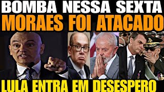 BOMBA MORAES ACABA DE SER ATACADO LULA ENTRA EM DESESPERO BOLSONARO RASGA O VERBO CONTRA MORAES [upl. by Gram]