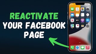 How to Reactivate Facebook Page 2024 Full Guide [upl. by Gnok]