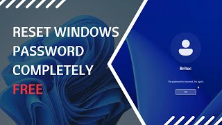 Reset Windows Password Completely FREE [upl. by Ydneh]