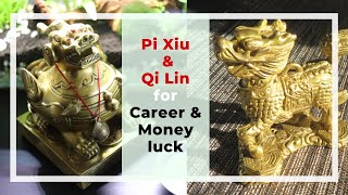 Qilin Kirin and Pixiu Pi Yao for career advancement and money luck [upl. by Eilis116]