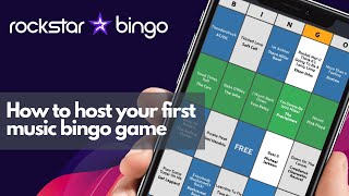 Rockstar Bingo  How to Host your First Music Bingo Game [upl. by Akin]