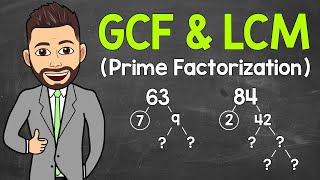 How to Find the GCF and LCM using Prime Factorization  Math with Mr J [upl. by Ihc77]