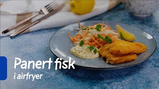 Panert fisk i airfryer  Middag på 15 min  REMA 1000 [upl. by Recha]