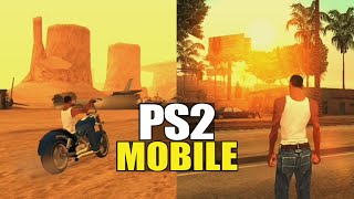 PS2 To Mobile is the Best Graphics Mod for GTA San Andreas Android [upl. by Intirb]