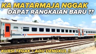 KA MATARMAJA KAPAN GANTI RANGKAIAN  SATU  SATUNYA KERETA YANG MASIH DUDUK TEGAK ADU DENGKUL [upl. by Sparks623]