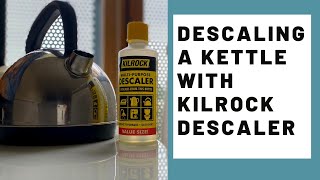 HOW TO DESCALE A KETTLE WITH KILROCK DESCALER  EASY productreview descaler [upl. by Ylim150]