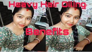 Heavy Hair Oiling  Combing  Methi Kalonji Oil 🛢️ [upl. by Garrity]