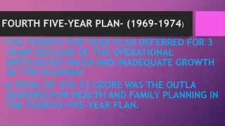 FOURTH FIVE YEAR PLAN 1969 1974 [upl. by Navada]